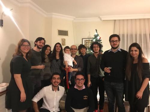 2017 annual new years party at Önder house.